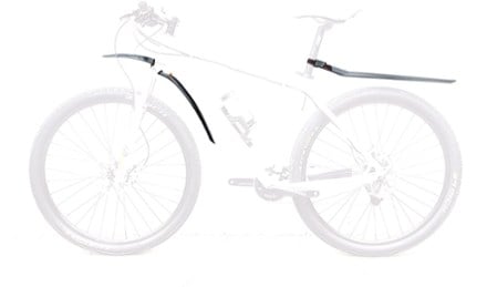 SKS Shockboard XL Front Fender In Use (Black)