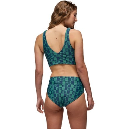 prAna Summer Wave Reversible Swimsuit Top - Women's BLUFF BLUE CHECKER (Bottoms not included)
