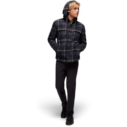 prAna Asgard Hooded Flannel Shirt Jacket - Men's 3