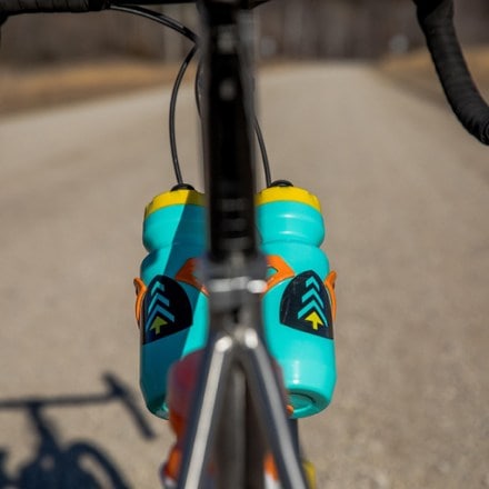 Dual water bottle cage sales