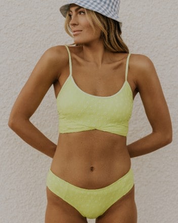 Nani Tone Crop Swimsuit Top - Women's LIME