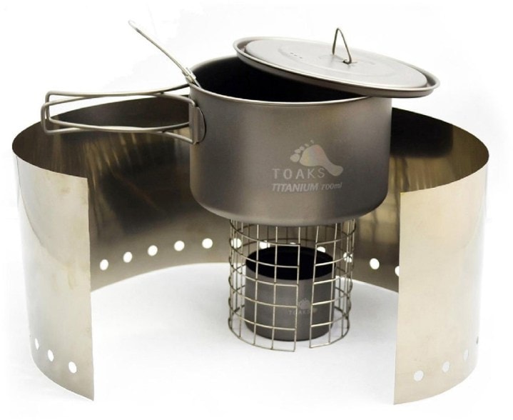 In use (stove and pot sold separately)