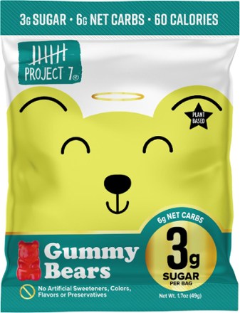 project 7 low sugar gummy bears