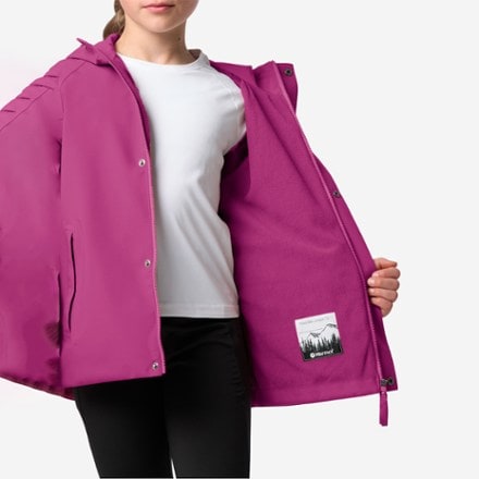 Marmot Cascade Fleece-Lined Rain Jacket - Kids' 4