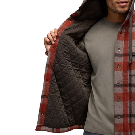 prAna Asgard Hooded Flannel Shirt Jacket - Men's 5