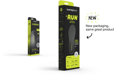 Superfeet Run Support Low Arch Insoles 7