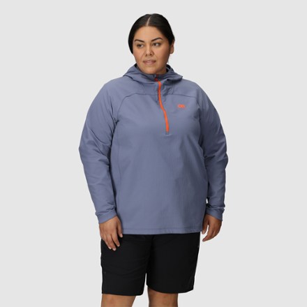 Outdoor Research Freewheel Half-Zip Bike Hoodie - Women's 1