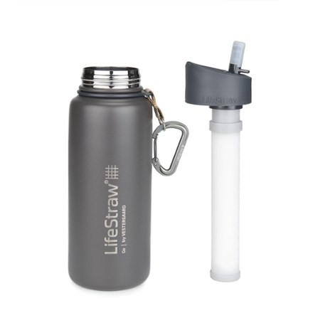 LifeStraw Go Stainless-Steel Water Filter Bottle - 24 fl. oz. 1