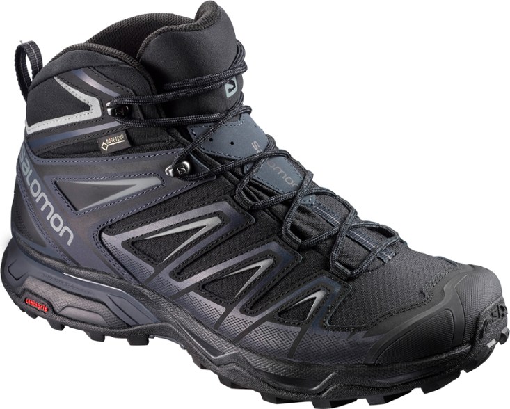 Salomon X Ultra 3 Mid GTX Hiking Boots - Men's at REI Product image for Black/India Ink/Monument