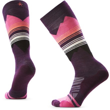 Ski Targeted Cushion Pattern Over The Calf Socks - Women's