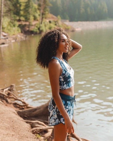 Location Image for Twist Crop Swimsuit Top - Women's