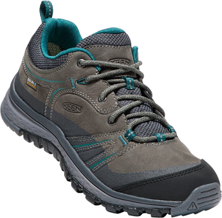 KEEN Terradora Leather Waterproof Hiking Shoes - Mushroom/Magnet - Women&#39;s | REI Outlet