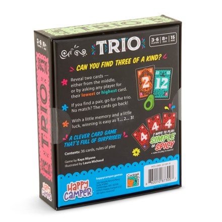 Happy Camper Trio Card Game 4