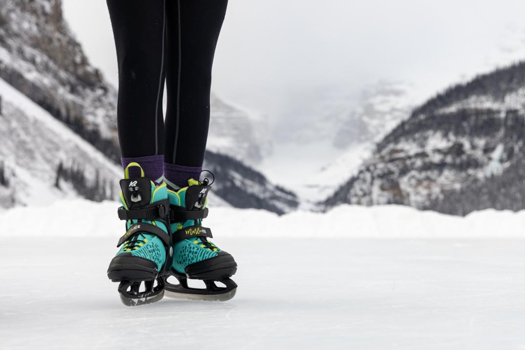 Pattini Da Ghiaccio K2 Juno Ice Per Ragazze - Regolabili Taglie 32-37, Bianco/Blu, Con Allacciatura Velcro - Foto 9