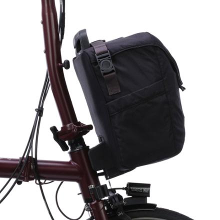 Brompton C Line Electric 4-Speed Mid Handlebar Bike with Rack 9