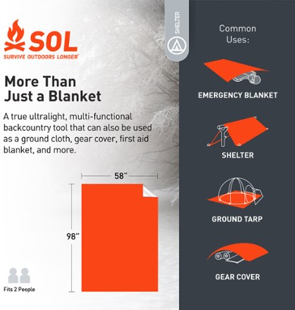 SOL Emergency Blanket XL 5