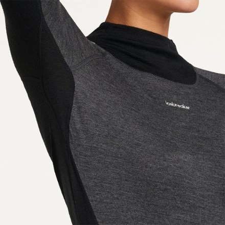 Icebreaker Merino 200 Oasis+ Long-Sleeve High Neck Base Layer Top - Women's 6