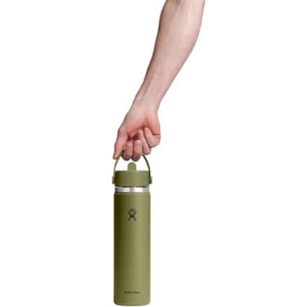 Hydro Flask Wide-Mouth Vacuum Water Bottle with Flex Straw Cap - 24 fl. oz. 2