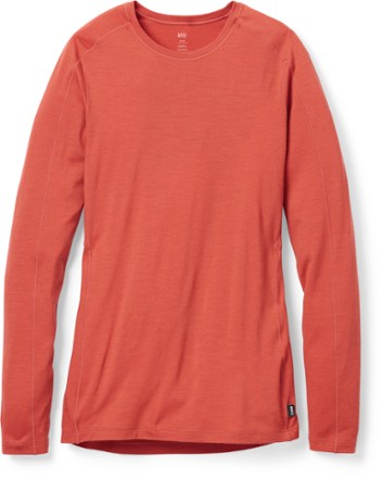 REI 185 Long sleeve tee red