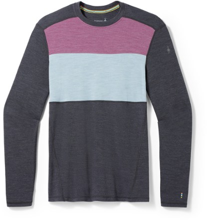 Smartwool Classic Thermal Merino Colorblock Base Layer Crew Top - Men's 0