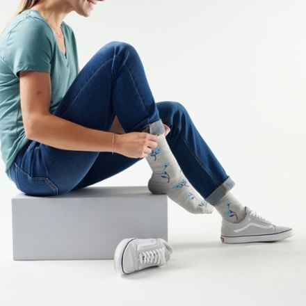 Smartwool Everyday Garden Gala Crew Socks - Women's 1