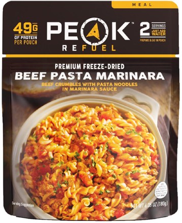 PEAK REFUEL Beef Pasta Marinara - 2 Servings 0