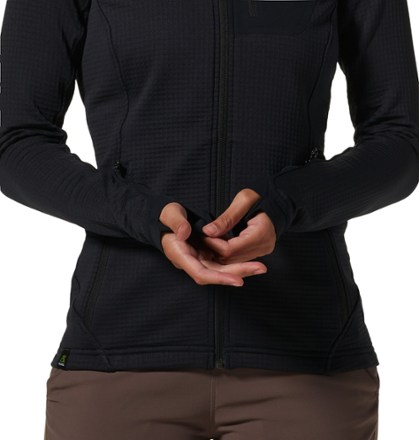 Mountain Hardwear Polartec Power Grid Full-Zip Hoodie - Women's 5