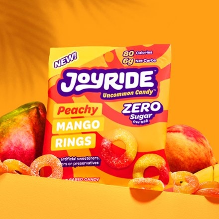 JOYRIDE Zero Sugar Peachy Mango Rings 4