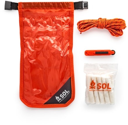 SOL Fire Lite Fire-Starting Kit in Dry Bag 3