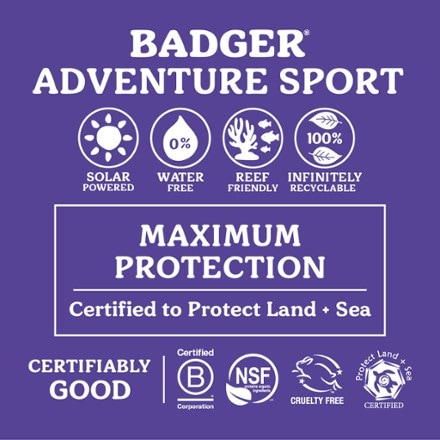 Badger SPF 50 Adventure Mineral Sunscreen Cream - 2.9 fl. oz. 2