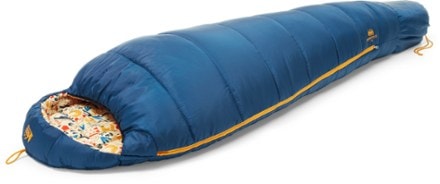 REI Co-op Kindercone 25 Sleeping Bag - Kids' 3/4 head view (Indigo)