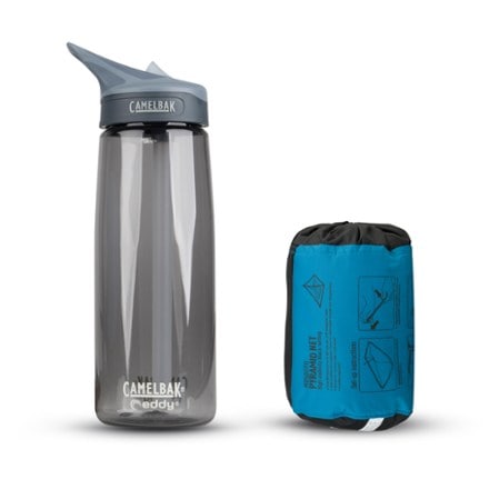 Sea to Summit Mosquito Pyramid Net Shelter Water bottle not included; shown for size reference only