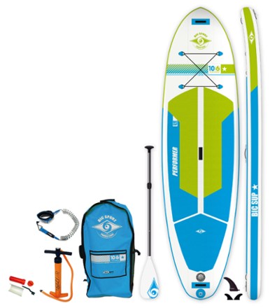 BIC Sport Performer Air Inflatable Stand Up Paddle Board Bundle - 10'6"