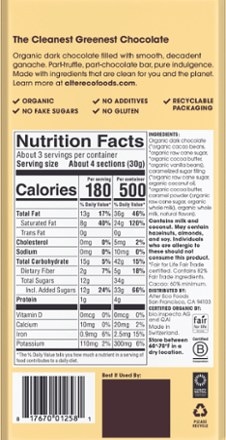 Alter Eco Dark Chocolate Truffle Thins 1