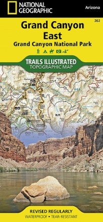 National Geographic Grand Canyon National Park Trail Map - East 0