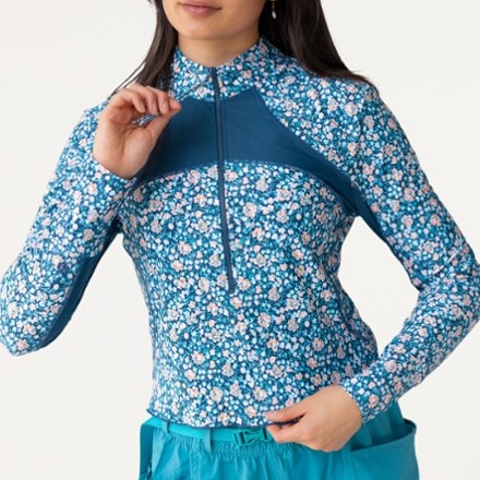 Nani Cropped Half-Zip Rashguard - Women's 1