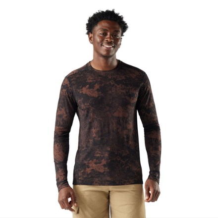 Smartwool Men's Classic Merino Long-Sleeve Base Layer – Brown M, 30% Off