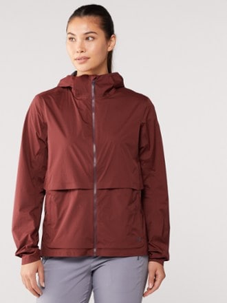 Lululemon Womens Right as Rain Jacket Coat 8 Maroon Winter