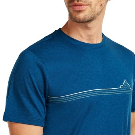 Icebreaker Merino 150 Tech Lite Range Stripes T-Shirt - Men's 4