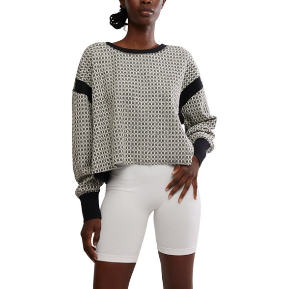 On Body Image of color Black White Combo