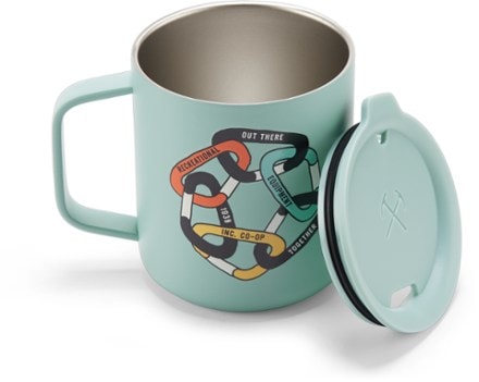 Camp Casual ' Tangerine Trip' Coffee Mug Cup Retro Cups