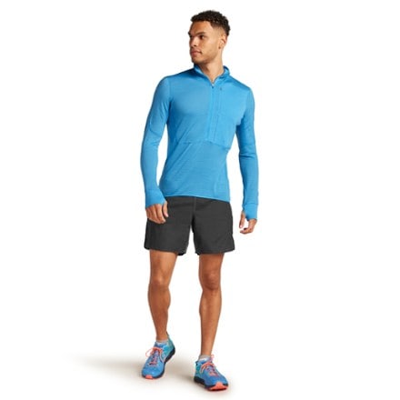 Icebreaker Merino Blend 200 RealFleece Descender Long-Sleeve Half-Zip Jacket - Men's 2