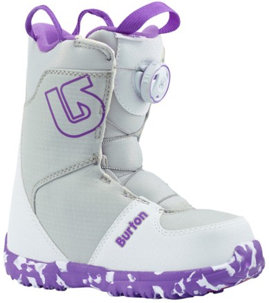 Burton Grom Boa Snowboard Boots - White/Purple