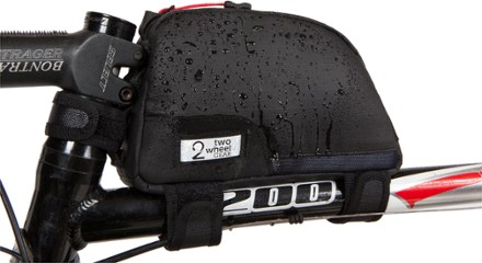 Two Wheel Gear Commute Top Tube Stash Bag - Black Recycled 8