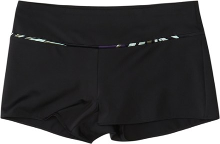 Roxy Active Shorty Biker Swimsuit Bottoms - Anthracite - Women's 0