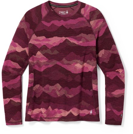 Smartwool Classic Thermal Merino Pattern Crew Base Layer Top - Women's 7