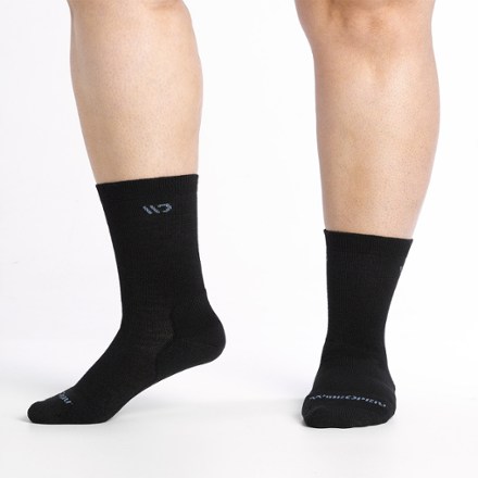 Wide Open Solid Cushioned Crew Socks - Women's 2