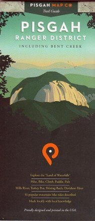 Pisgah Map Co Pisgah Ranger District-Bent Creek Map 0