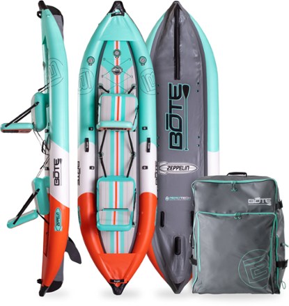 Bote Zeppelin Aero Classic Inflatable Tandem Sit-On-Top Kayak - 12'6" 1