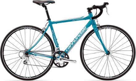 blue cannondale road bike